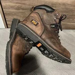 Timberland PRO 24/7 Steel Toe Gently Worn Men’s Size 10 Male Timberland PRO Timberland PRO TM47001 Brown/Black  main image 4